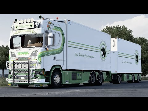 Euro Truck Simulator 2 Scania S500 V8 Patrick v.d. Hoeven Transport