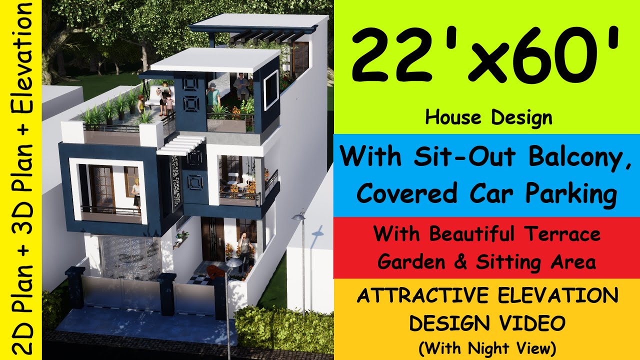 22x60 House Design | 22x60 Duplex House Plans | 22 by 60 House Design | 22x60 House Plan East Facing
