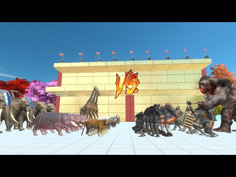 MUTANT PRIMATES VS MODERN MAMMALS  in Animal Revolt Battle Simulator