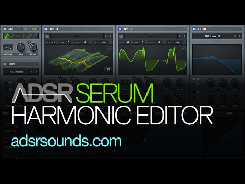 Serum Tutorial - Harmonic Editor