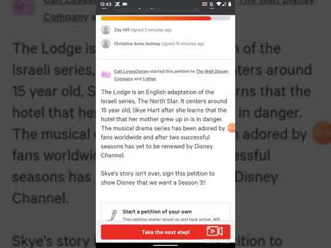 The Lodge season 3 petition