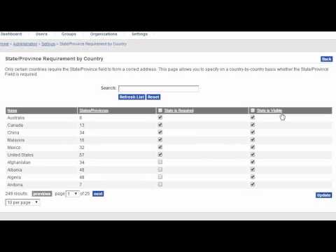State/Province Configuration in Channeltivity's Partner Portal Software