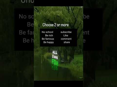 choose 2 or more. #music  #rich #noschool #befamous #behappy #shorts #foryou #edit