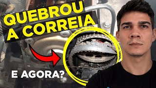 QUEBROU A CORREIA DENTADA E AGORA O QUE ACONTECE QUANDO QUEBRA A CORREIA DENTADA!