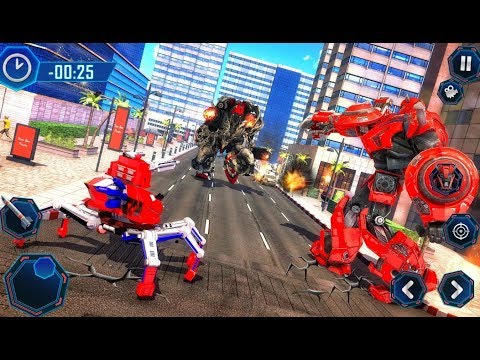 Spider Robot Action Game | Multi Transform Robot Hero - Android GamePlay
