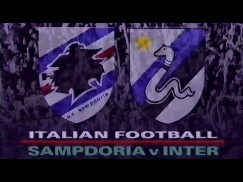 Sampdoria-Inter 3:1, 1990/91 - Sky Sports (eng) sintesi (doppietta di Gianluca Vialli)