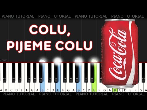 Colu, Pijeme Colu - Michal David (piano tutorial | jak hrát)