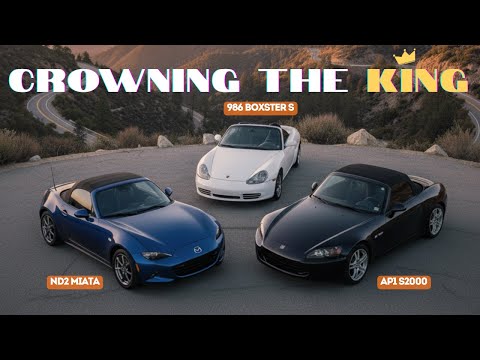 Which Affordable Enthusiast Roadster Is Best? | ND2 Miata v. 986 Boxster S v. AP1 S2000