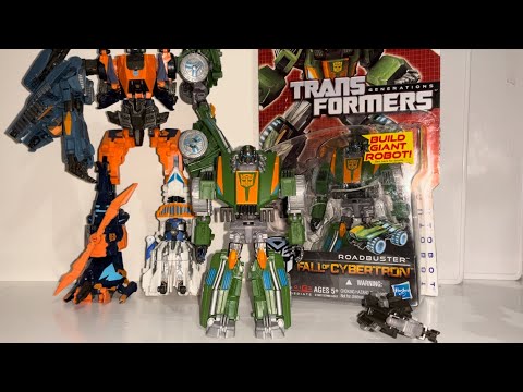 Transformers fall of cybertron review. Ruination wrecker combiner G1 chug generations collection