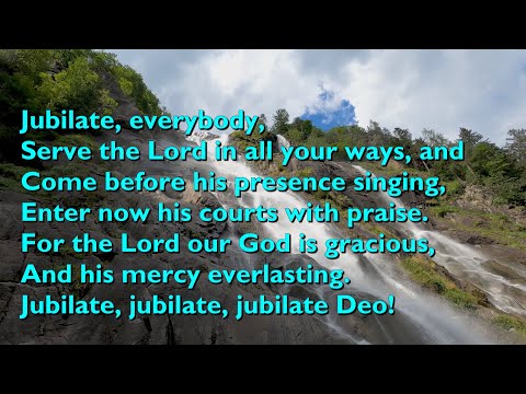Jubilate, Everybody (Tune: Jubilate Deo) [with lyrics for congregations]