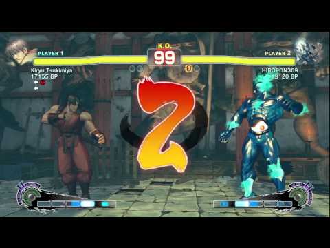 SSF4: Kiryu Tsukimiya (Guy) VS HIROPON (Seth)