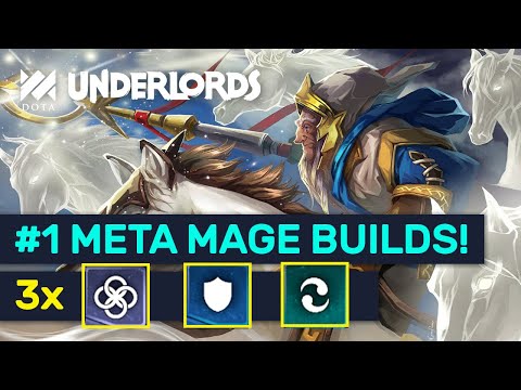 New Meta Mage Builds! 6 Mages + Spirits & Warriors! | Dota Underlords