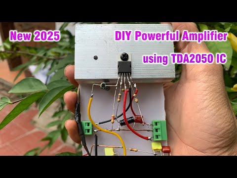 DIY Powerful Amplifier using TDA2050 IC | DCA Project