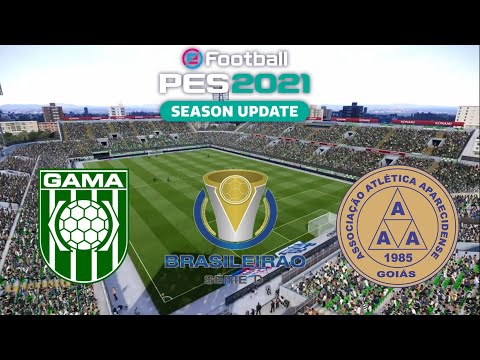 GAMA X APARECIDENSE - BRASILEIRÃO SÉRIE D - 2ª RODADA 12/06/21 [PES 2021]