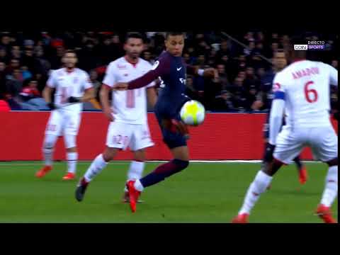 Kylian Mbappe great skill vs Lille HD 1080p
