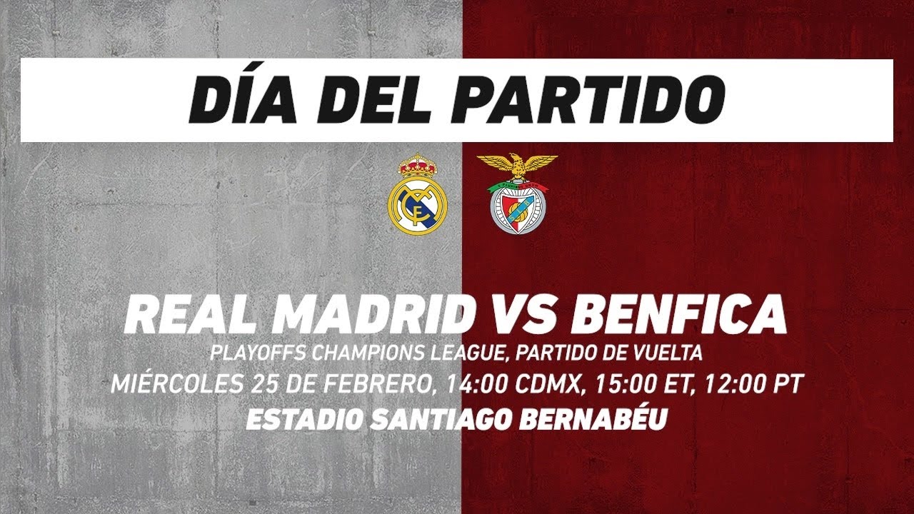 Real Madrid vs Benfica, frente a frente: Champions League