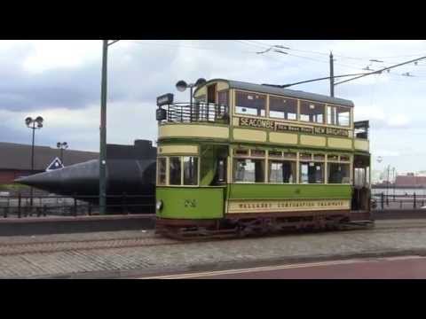 Wirral Heritage Tramway, Birkenhead - Wallasey 78 tram Video
