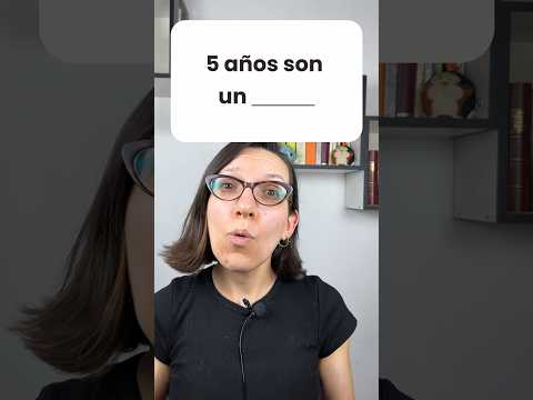 ¿Sabes decir estos períodos de tiempo? #short #shorts #spanish