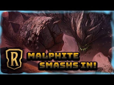 Malphite Smashs In | Live Malphite Reveal Reaction | Guardians Of The Ancient | Legends of Runeterra