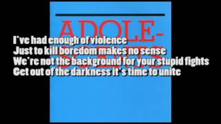 Adolescents Rip it up w/ Lyrics