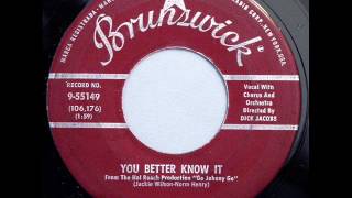 You Better Know It  -  Jackie Wilson