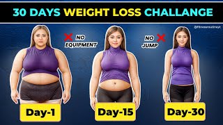 Best 7 Exercises For Full Body Fat Loss 🔥| 30 day weight loss challenge | Fitness Routine