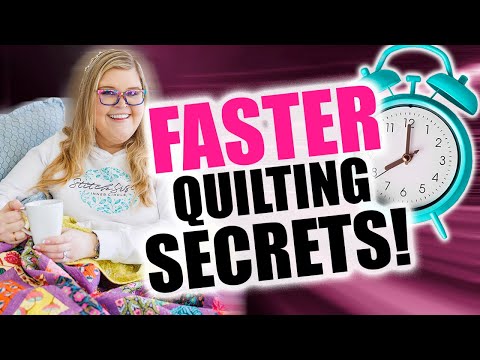5 Game-Changing Tips to Finish Your Quilt FASTER! 🧵 (Even If You're Busy!)