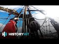 Climbing The Rigging of An 18th Century Tall Ship