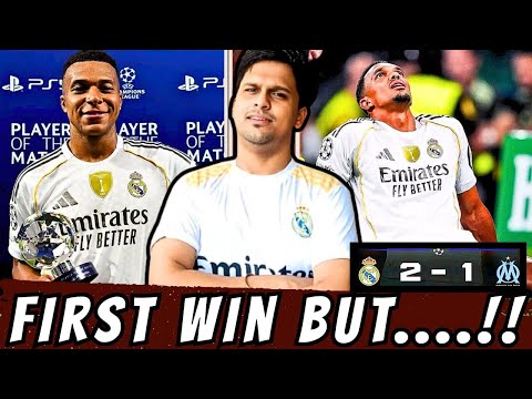 Real Madrid 2-1 Marseille | Mbappé Double & Carvajal Red Card Drama!