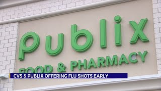 CVS and Publix offer early Flu shots