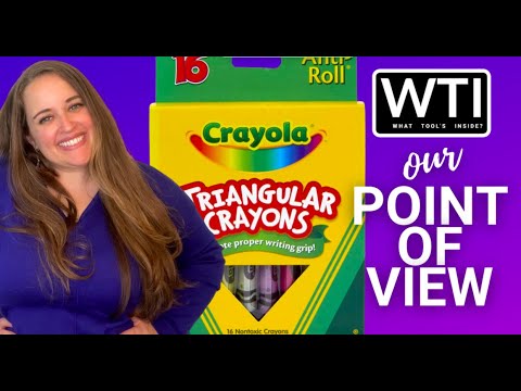 Crayola Triangular Crayons - WTI product video review