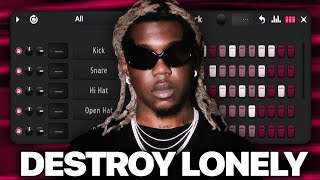 How To Make BEATS For DESTROY LONELY