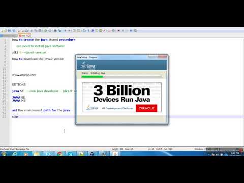 Java Stroed Procedure Part1