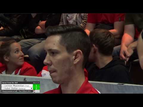 ÖSTM Pool Billard 2017 - 9er Ball - Herren Finale - Maximilian Lechner gg. Stefan Huber