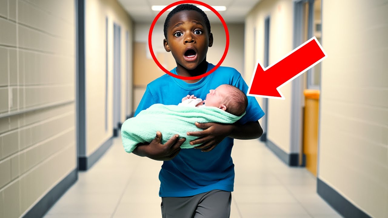 Black Boy With White Baby Bursts Into Police Station Screaming "Arrest My Mom!"