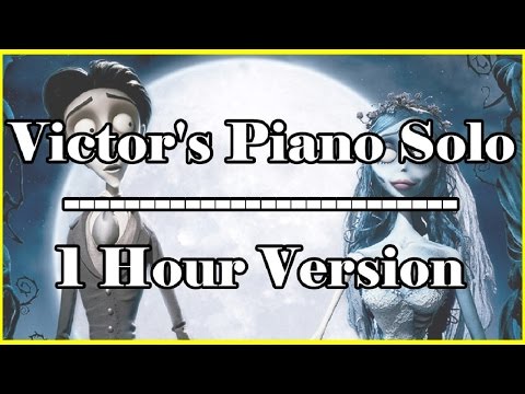 Victor's Piano Solo 1 hour extended version 1 hr loop Corpse Bride