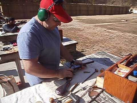 TJ shooting his Pedersoli LePage Pistol