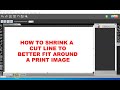 HOW TO SHRINK A CUT LINE TO FIT AROUND THE PRINT IMAGE IN STARCRAFT CREATE