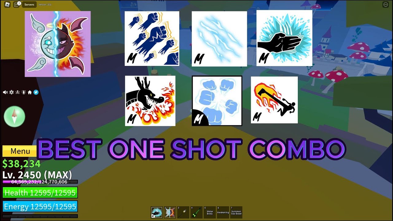 Best One Shot Combo II Spirit With Every Fighting Styles