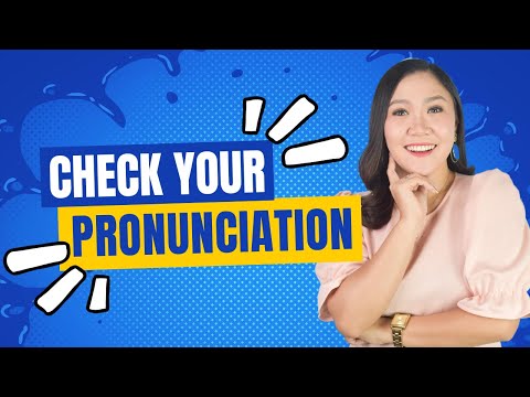 Check and improve your PRONUNCIATION | Aubrey Bermudez
