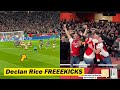 Arsenal Fans Reactions To Declan Rice 2 Freekick Goal Vs Real Madrid