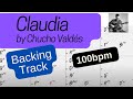 Claudia Latin Jazz Backing Track (Chucho Valdés) [g minor] 100bpm