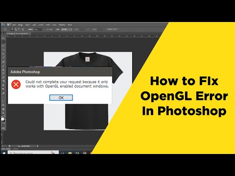 How to fix OpenGL in Photoshop, Graphics processor not detected, Rotate hand tool and 3D features