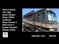 Check out this Video for a 2005 Monaco RV Windsor 38PDQ(Stock #427219)  for sale by Pop RVs. This unit is located in Sarasota, FL