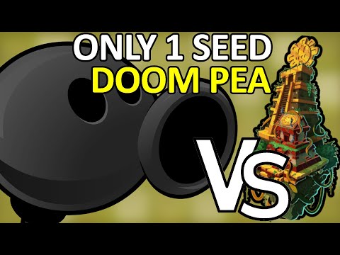 One Seed Slot Doom Pea in Lost City Challenge #1 Plants vs  Zombies 2 | @verampvz