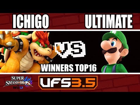 UFSmash 3.5 - Wii U - TSL|Ichigo (Bowser) VS UF|Ultimate (Luigi) - Winners Top 16