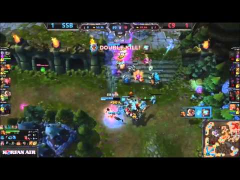 Deft bombs Sneaky (C9 vs SSB Game 3)