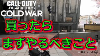 【cod:bocw】購入検討してる方向け！最初にやるべきことは『〇〇〇』です！【初心者】