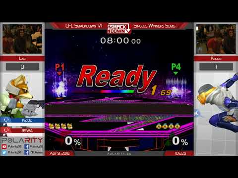 CFL Smackdown 171 Melee - Lad (Fox) vs Krudo (Sheik) - Winners Semis
