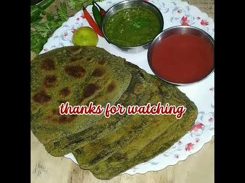 palak pararha recipe  /spinach paratha recipe @sakshiskitchen9901   #paratha